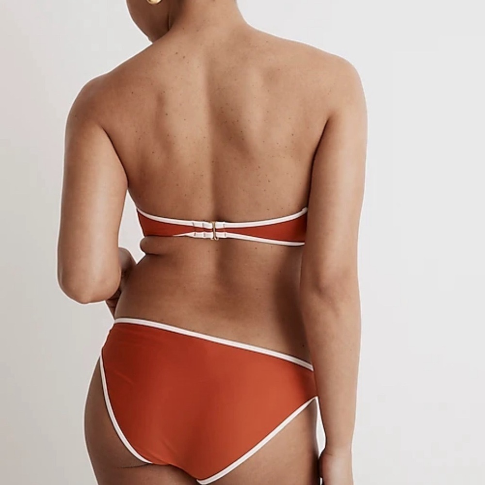 Madewell Classic Contrast Bikini Bottom size L NWT - Picture 2 of 9